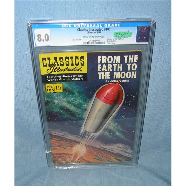 Graded Classics Illustrated From the Earth to the Moon comic book