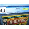 Image 3 : Early Marvel Inhumans number 1 first edition comic book graded 4.5