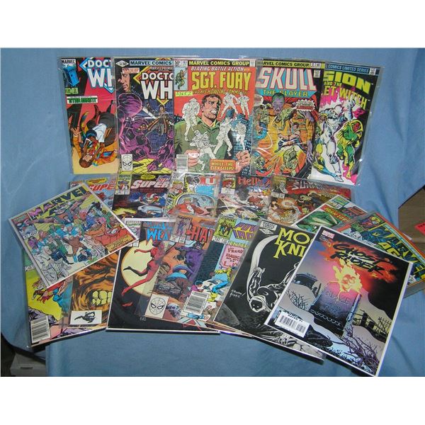 Large group of vintage Marvel comic books