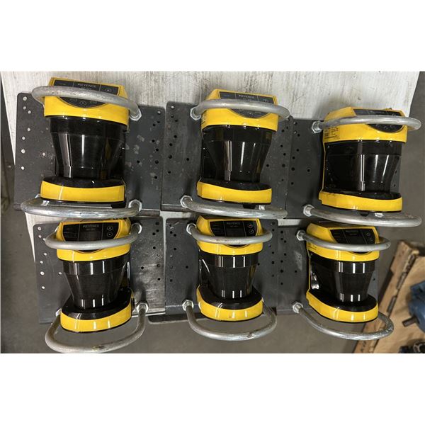 (6) Keyence #SZ-16V Safety Laser Scanners w/Brackets