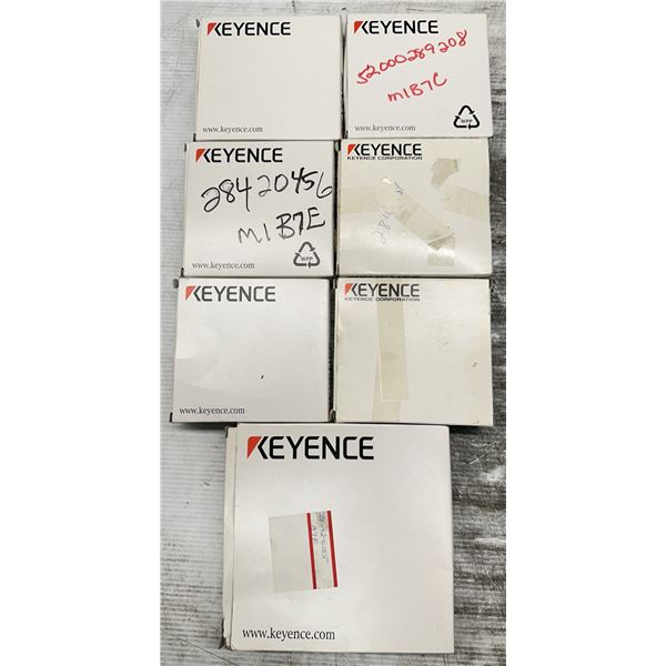 Lot of (7) Misc. Keyence Sensor Items