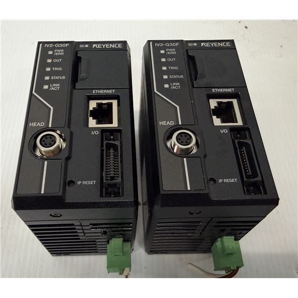 (2) Keyence #IV2-G30F Sensor Amplifiers