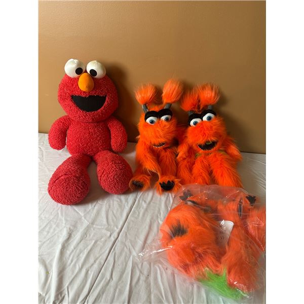 Puppets and Elmo