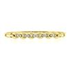 Image 2 : 6.5" 14k Yellow Gold 0.60 ctw Diamond Polished Open Bangle Bracelet w/ Clasp