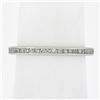 Image 2 : Antique Art Deco Solid Platinum .50 ctw Channel Diamond Eternity Stack Band Ring