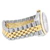 Image 8 : Rolex Mens Two Tone Sapphire Quickset Silver Jubilee Diamond Dial Datejust With