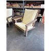 Image 8 : BRAND NEW 6PC ADIRONDACK STYLE PATIO SET, INCLUDES BEIGE AND DARK GREY CUSHION COVERS, 2 CHAIRS, LOV
