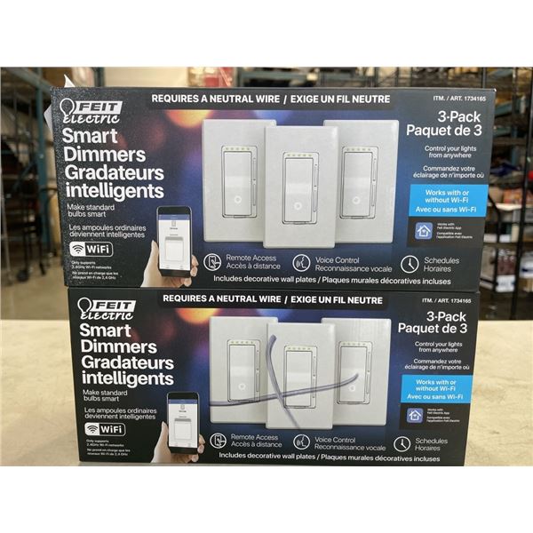 2 NEW SMART DIMMER 3 PACKS
