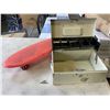 Image 1 : VINTAGE ROLLER DERBY MINI BOARD AND CASH BOX