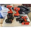 Image 2 : BLACK AND DECKER POWER TOOLS WITH BATTERIES