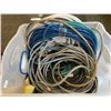 Image 2 : BIN WITH AIR HOSE AND WHEEL CHOCKS