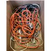 Image 2 : ASSORTED EXTENSION CORDS, POWER BAR INCLUDING OUTDOOR CORDS