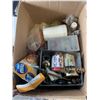 Image 2 : BOX OF SCREWS, HARDWARE AND 2 FULL ORGANIZERS