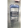 Image 3 : LOT OF 10 BLACK FOLDING CHAIRS