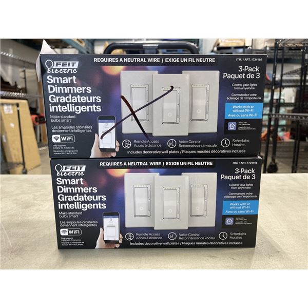 2 NEW SMART DIMMER 3 PACKS