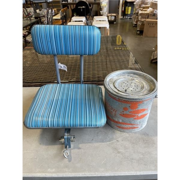 BOAT SEAT AND MINNOW PAN