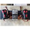 Image 2 : SNOWBOARD AND BINDINGS WITH PAIR OF BOXING GLOVES