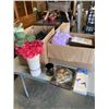 Image 2 : 2 BOXES OF ASSORTED COLLECTIBLES AND HOME DECOR