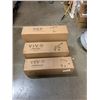 Image 1 : VIVO DUAL MONITOR DESK STAND, DUAL MONITOR ADJUSTABLE AND SINGLE MONITOR DESK STAND