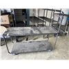 Image 1 : TWO TIER WAREHOUSE CART ON CASTERS