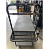 Image 3 : TWO TIER WAREHOUSE CART ON CASTERS