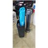 Image 1 : SEVILLE TOWER FAN, WORKING, BAHAMA BAY SHELTER WITH TWO GARBAGE BINS