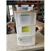 Image 1 : 3 DRAWER ORGANIZER WITH 6 SMALLER ORGANIZERS AND 5 BASKETS