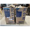 Image 1 : TORK BASIC PAPER WIPER ROLL, WHITE, 2 BOXES CONTAINING 7 ROLLS TOTAL