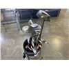 Image 2 : GOLF BAG AND ASSORTED CLUBS