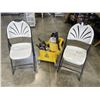 Image 1 : 2 FOLDING CHAIRS, ROLLING MOP BUCKET, HEATED ICE SCRAPERS, ETC