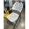 Image 3 : 2 FOLDING CHAIRS, ROLLING MOP BUCKET, HEATED ICE SCRAPERS, ETC