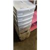 Image 1 : ROLLING PLASTIC ORGANIZER WITH CONTENTS
