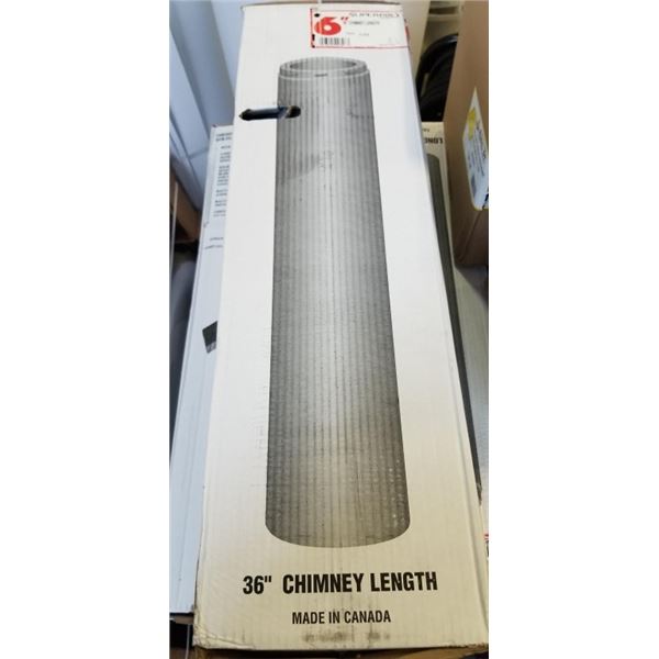 6" X 36" SUPER PRO STAINLESS A VENT FOR WOOD STOVES