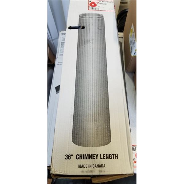6" X 36" SUPER PRO STAINLESS A VENT FOR WOOD STOVES