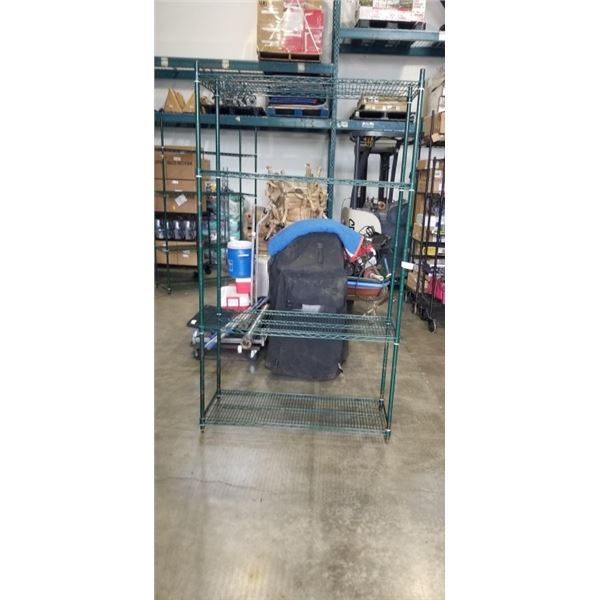 4 TIER METAL STORAGE SHELF