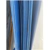 Image 3 : 13 SHEETS OF BLUE PLASTIC, 1/8" THICH, 40" X 96" AND 3 SHEETS 72" X 40"
