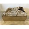 Image 1 : 2 NEW LEATHER TRAYS, 15.5 X 12 INCH, GREY