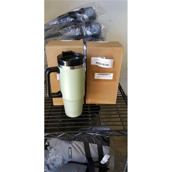 2 NEW 30OZ. STAINLESS TUMBLERS