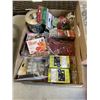 Image 3 : 3 TRAYS OF ASSORTED ARTS AND CRAFTS, JARS, STONES, ORGANIZER ETC