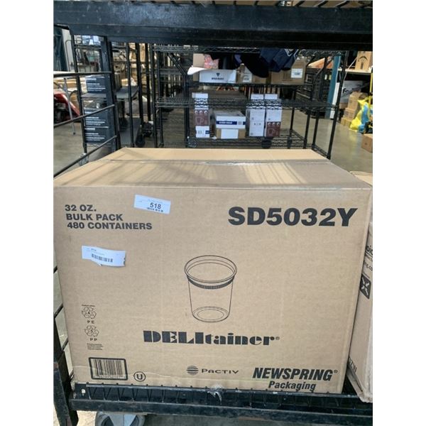 CASE OF 480 DELITAINERS