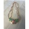 Image 1 : GENUINE NATURAL ROSE QUARTZ STONE NECKLACE