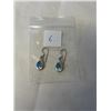 Image 1 : PAIR OF STERLING SILVER WITH OPAL STONES EARRINGS MARKED 925