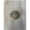 Image 1 : STERLING SILVER HAND ENGRAVED BROOCH/ PENDANT 1.5" DIAMETER MARCHED HENCHO EN MEXICO STERLING SILVER