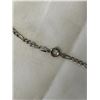 Image 2 : SOLID STERLING SILVER CHAIN NECKLACE MARKED 925 ITALY 17.5" LENGTH
