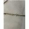 Image 2 : STERLING SILVER BRAIDED CHAIN NECKLACE 16" MARKED 925 HGS
