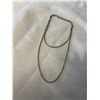 Image 1 : EXTRA LENGTH STERLING SILVER CHAIN NECKLACE 28" LENGTH MARKED STERLING