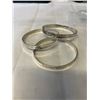 Image 1 : 3 STERLING SILVER BANGLES, SAME SIZES, "FRIENDS" "ALWAYS" AND "FOREVER"
