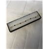 Image 1 : GOLD VERMEIL STERLING SILVER WITH 5 BLUE SAPPHIRE STONES BRACLET MARKED 925 AND MAKERS MARK