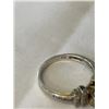 Image 3 : STERLING SILVER WITH CZ STONES RING MARKED 925 SIZE 9