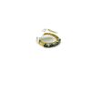 Image 2 : 10KT YELLOW AND WHITE GOLD NATURAL EMERALD (0.25CT) WITH DIAMOND (0.03CT) RING, SIZE 6, W/A $1085.00